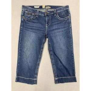 Kut From‎ The Kloth Jeans Women’s Size 4 Blue Capri Nicole Crop
